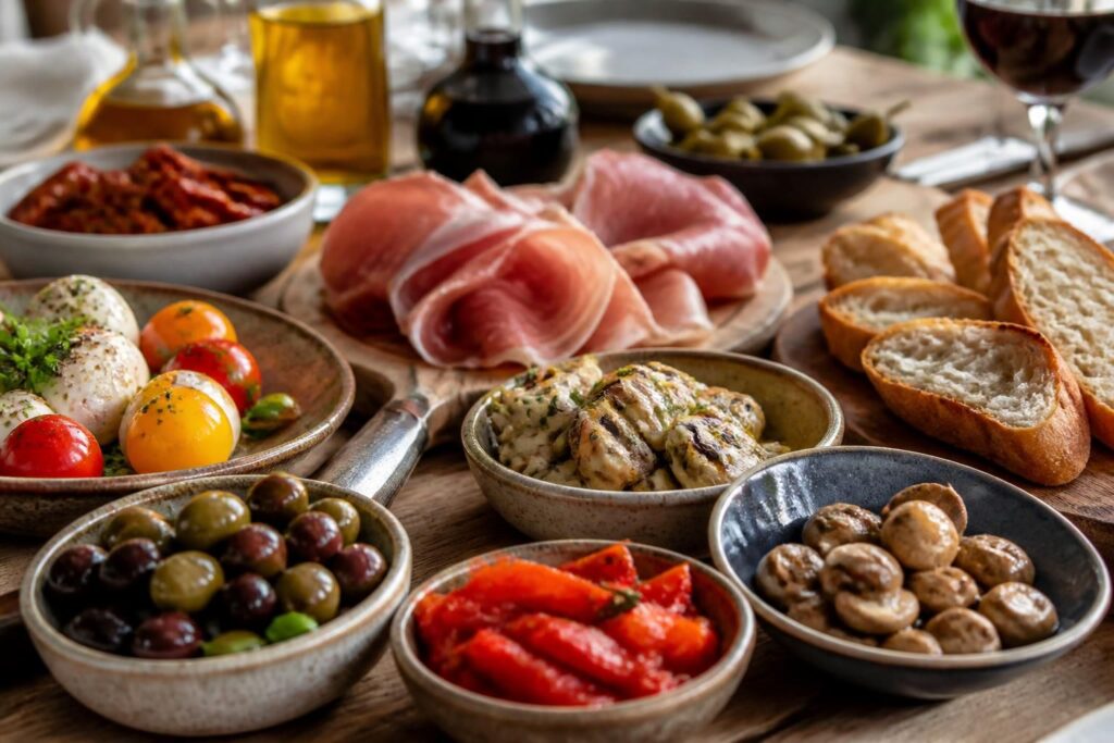 découvrez notre guide complet des antipasti, les délicieuses entrées italiennes à partager, pour un apéritif convivial et savoureux.