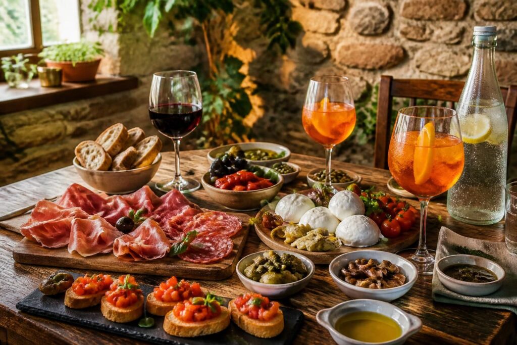 découvrez nos idées d'apéritifs à l'italienne avec des antipasti savoureux, des planches variées et des suggestions de boissons pour réussir vos moments conviviaux.