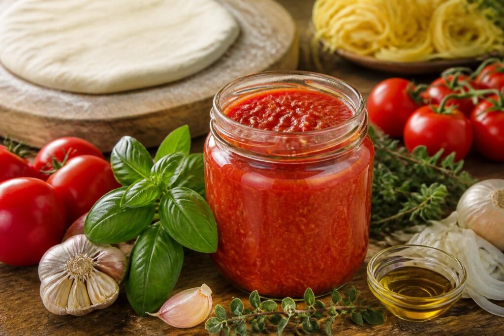Sauce tomate maison : la base parfaite pour pizzas et pâtes