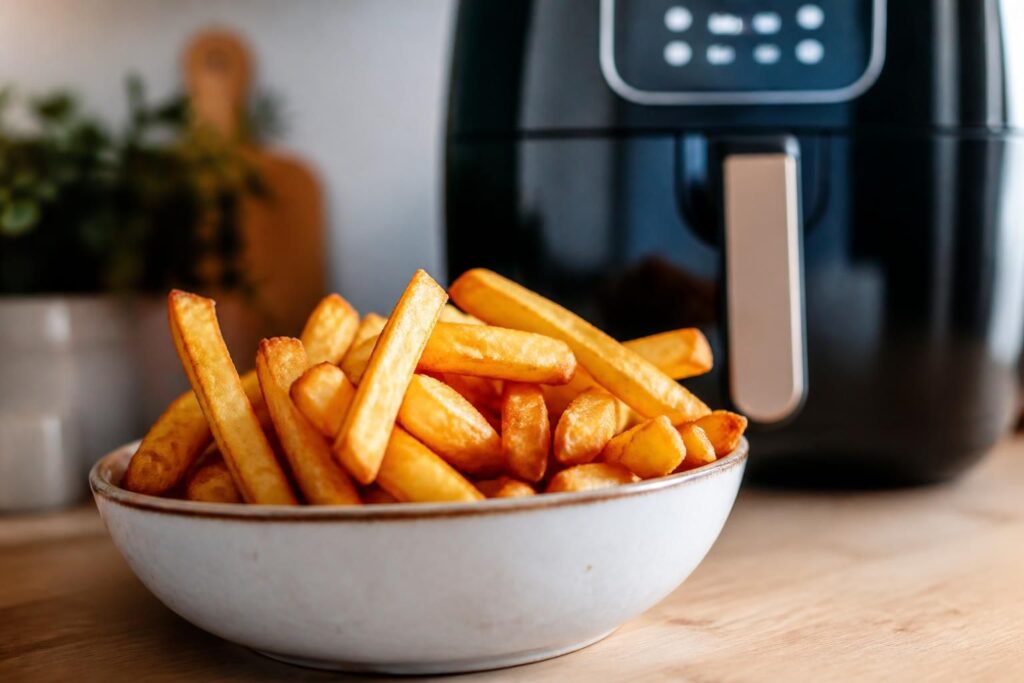 découvrez comment préparer des frites croustillantes et savoureuses à l'air fryer, sans utiliser d'huile ni friture, pour un plaisir léger et sain.