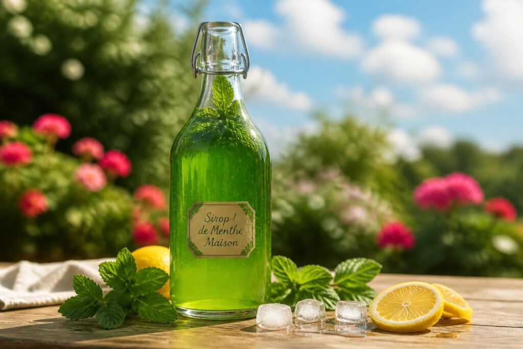 découvrez notre recette facile de sirop de menthe maison pour capturer la fraîcheur de l'été en bouteille et rafraîchir toutes vos boissons.