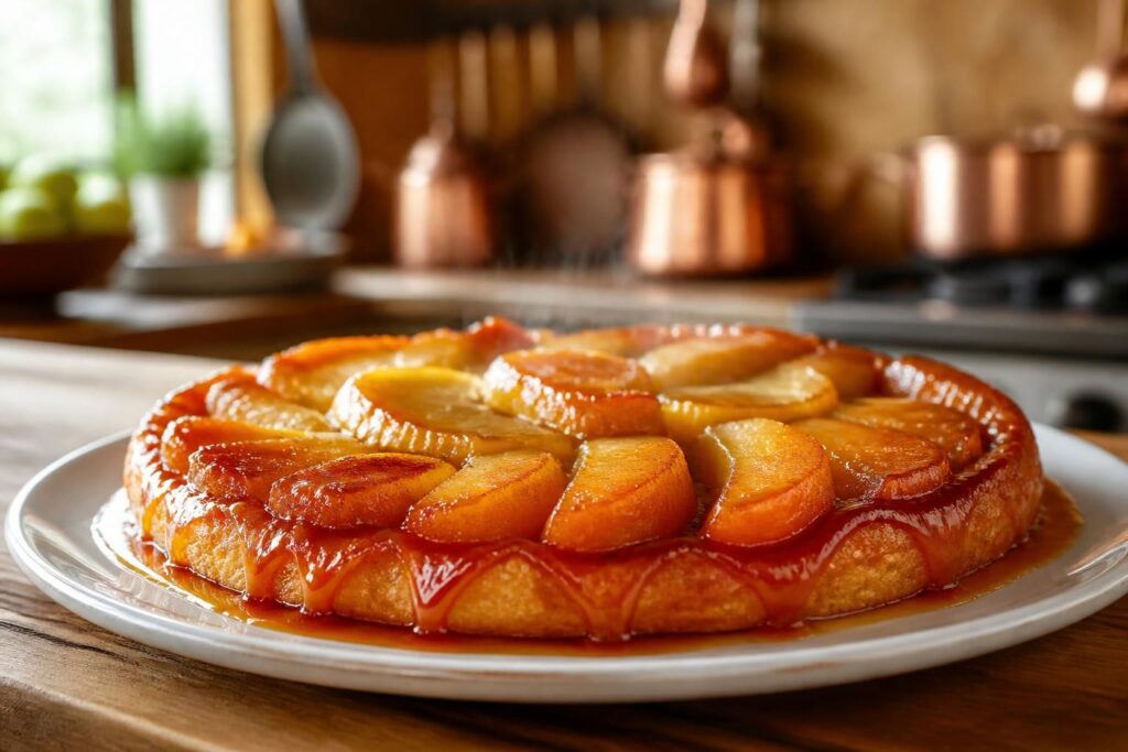 découvrez la recette authentique de la tarte tatin, un dessert alliant le caramel fondant et la pâte croustillante pour un renversé parfait.
