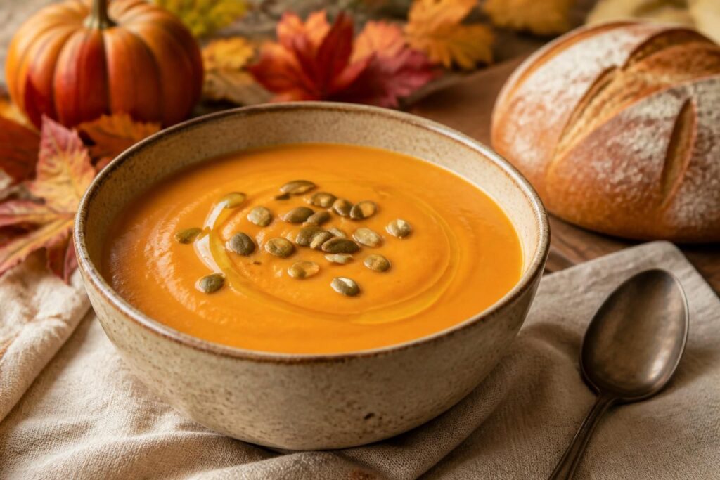 découvrez notre velouté de butternut, une recette réconfortante et pleine de douceur, parfaite pour savourer les saveurs de l'automne.