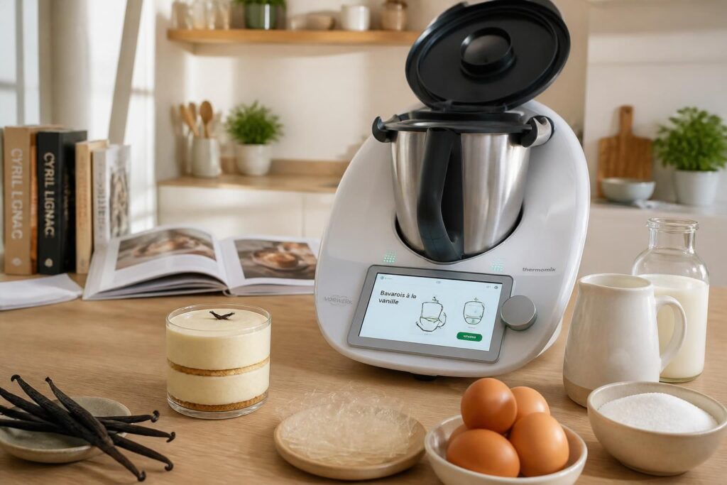 Bavaroise vanille : recettes simples et techniques de Cyril Lignac au Thermomix