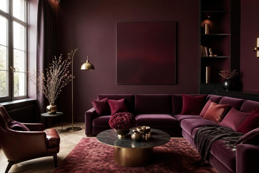 Bordeaux couleur : signification, nuances chaudes ou froides et applications déco