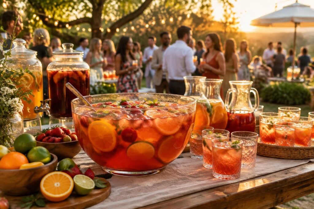 Combien de litre de punch pour 60 personnes : calculs et recettes pour réussir votre fête