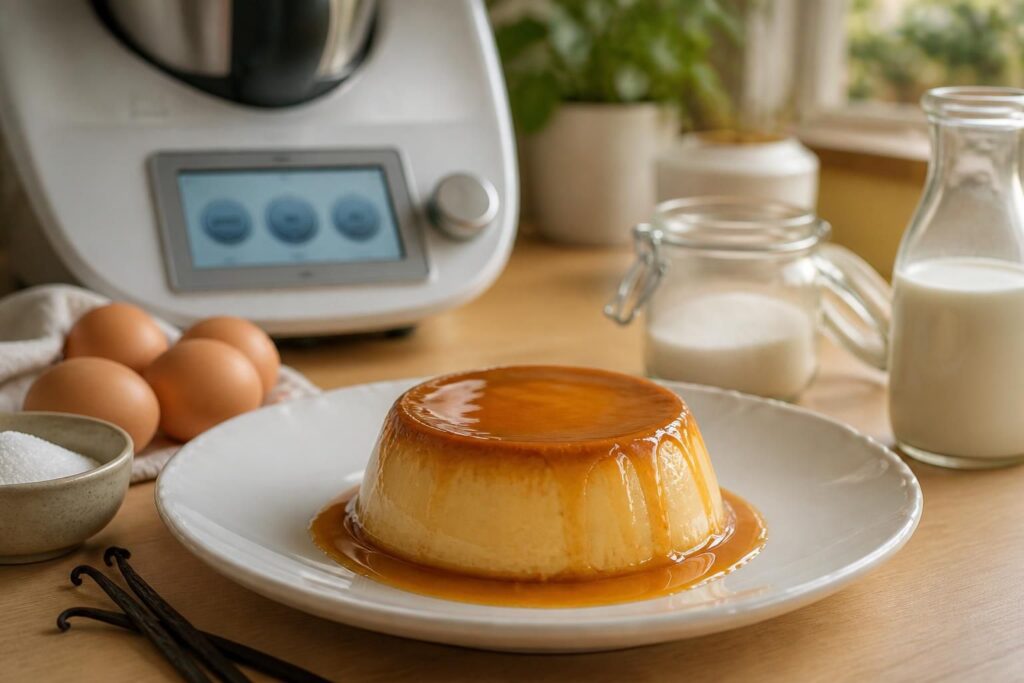 Crème renversée au caramel : recettes classiques et astuces Thermomix pour 4 personnes