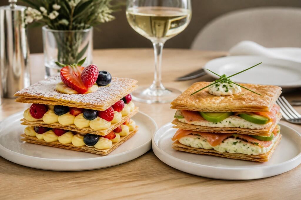 Mille feuille gastronomique : recettes salées et sucrées pour épater vos invités