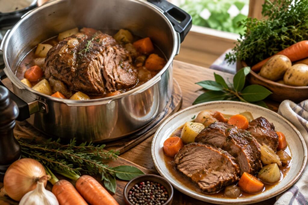 Épaule de veau à la cocotte : recettes traditionnelles et astuces cuisson à la cocotte minute