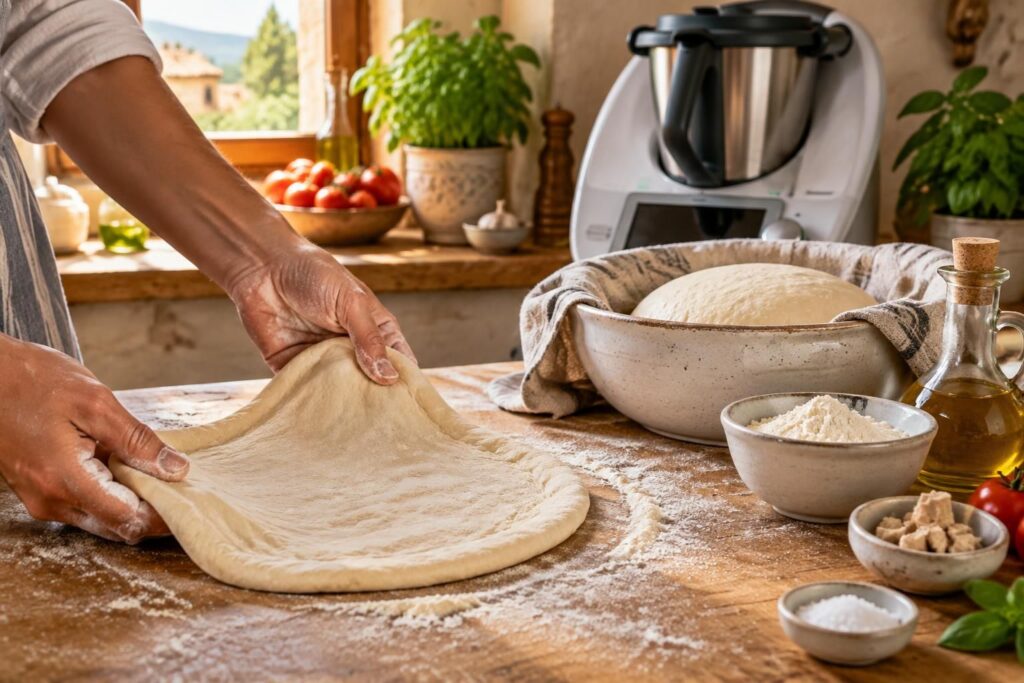Pâte à pizza italienne : recettes maison moelleuses et astuces Thermomix