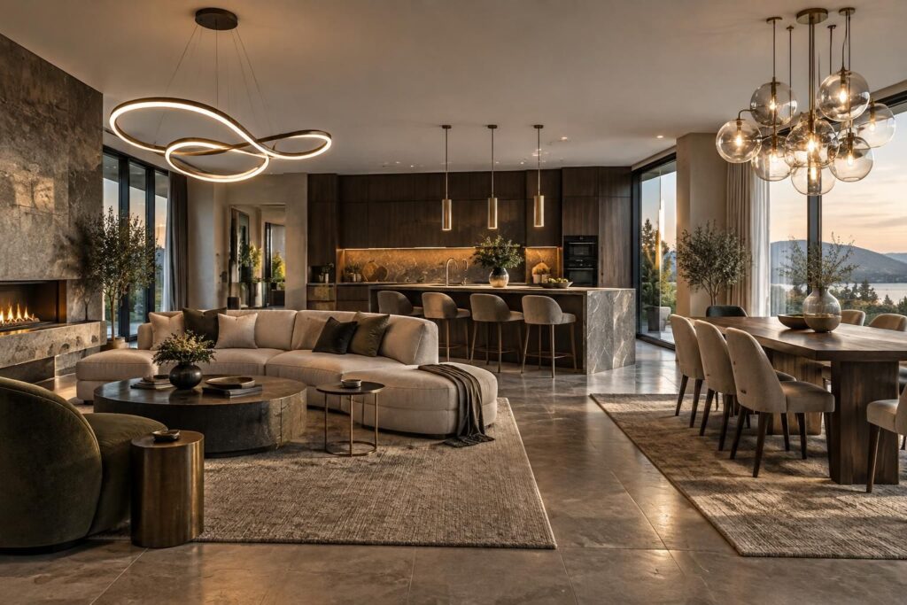 Suspension design : choix pour salon, cuisine et salle à manger haut de gamme